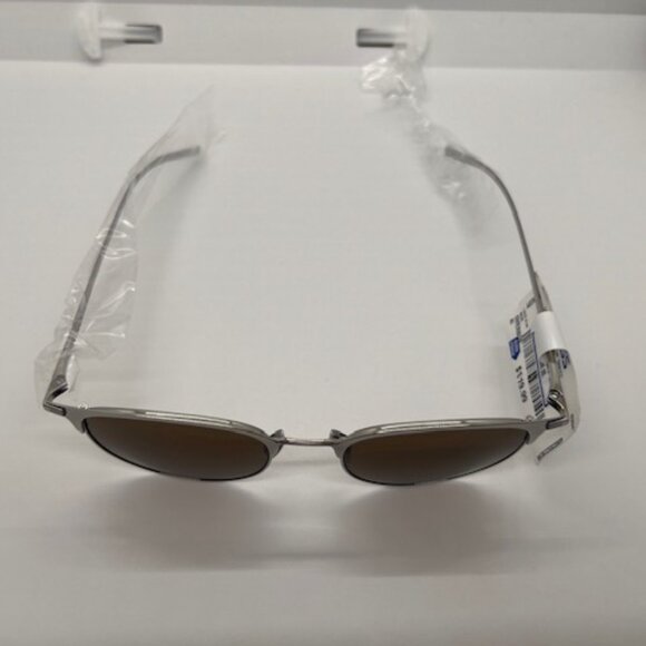 Saint laurent Brown Oval Unisex Sunglasses - Picture 3 of 8